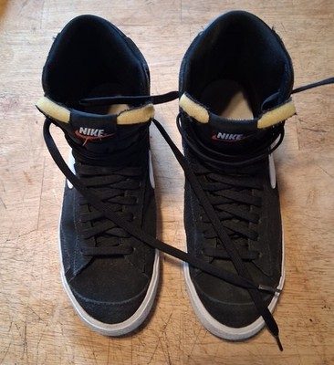 Nike Blazer Mid 77 Black Suede Men US 9