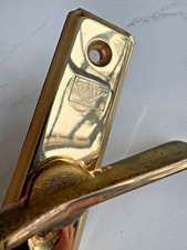 Used Andersen Windows Newbury Reachout Thumb Latch Bright Brass - 2573601