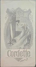 Cordette Fabric Sewing Dress Maker Mirror Advertising Brochure c1890s-1910s