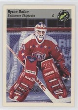 1993 Classic Pro Hockey Prospects Byron Dafoe #73 2u3