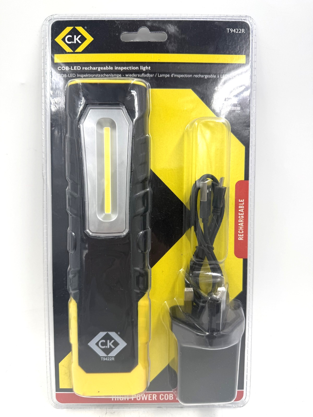 CK TOOLS COB LED Rechargeable Inspection Light T9422R