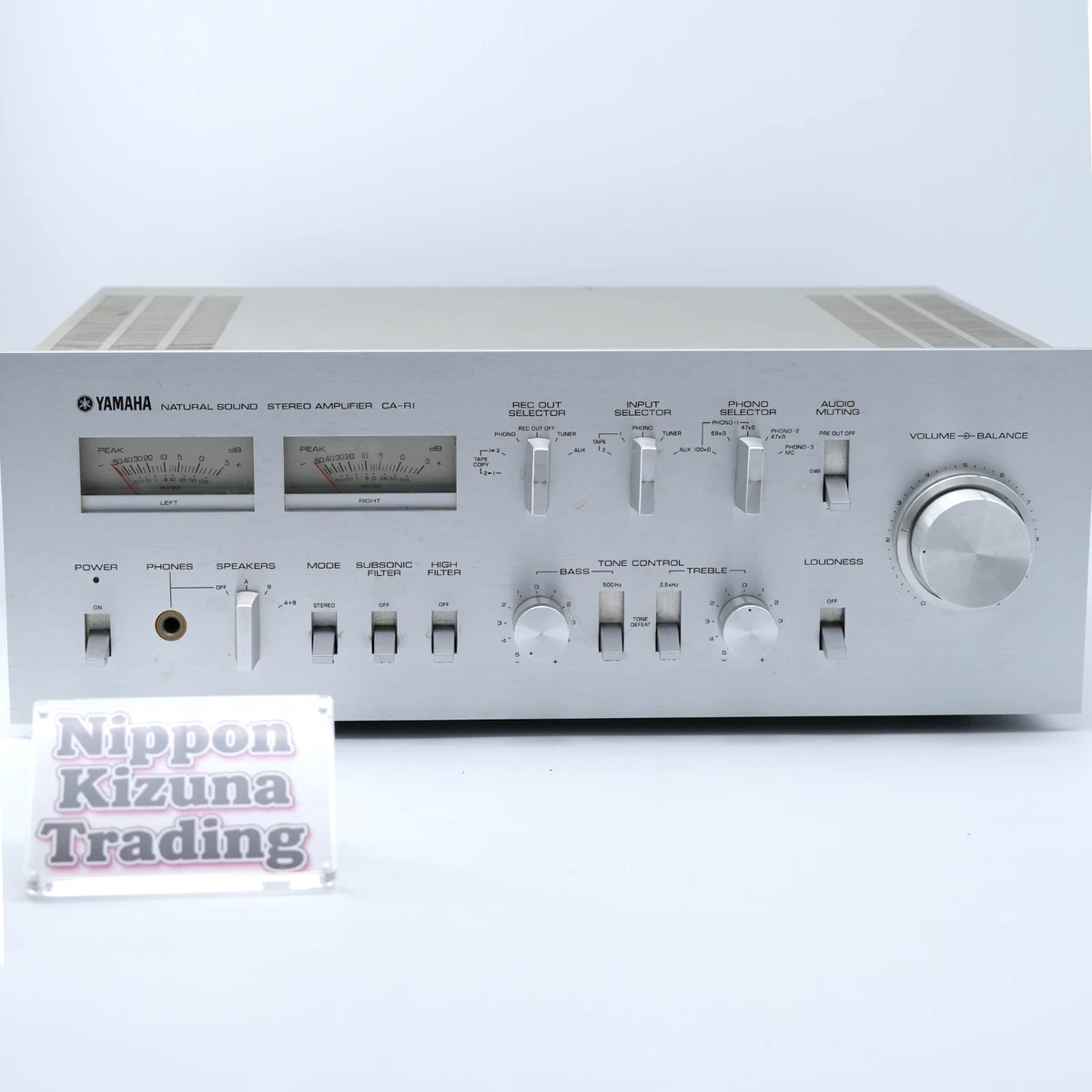 Yamaha CA-R1 Integrated Amplifier Vintage Hi-Fi Class A Tested