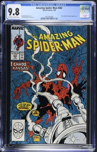 Amazing Spider-Man #302 CGC 9.8 Marvel 1988 | Todd McFarlane CVR