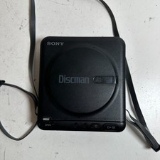 Vintage Sony Discman D-2 Black Compact Portable CD Player - For Parts