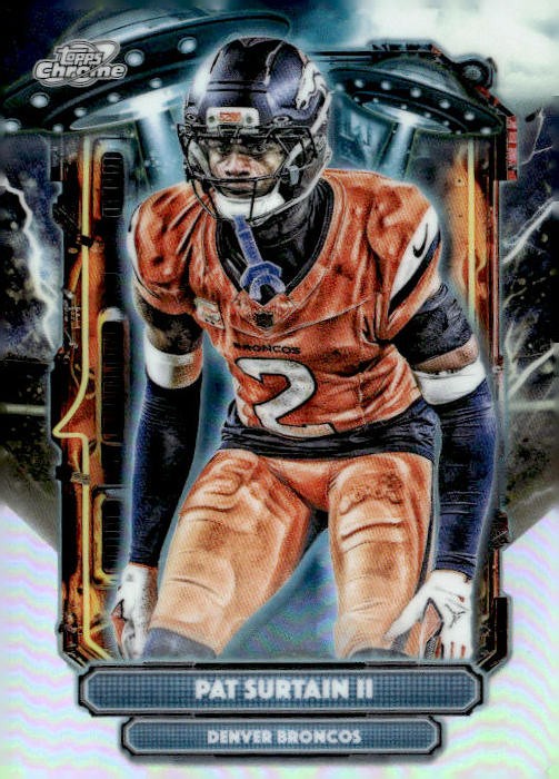 2025 Topps Chrome Cosmic #ET-22 Patrick Surtain II Extraterrestrial Talent