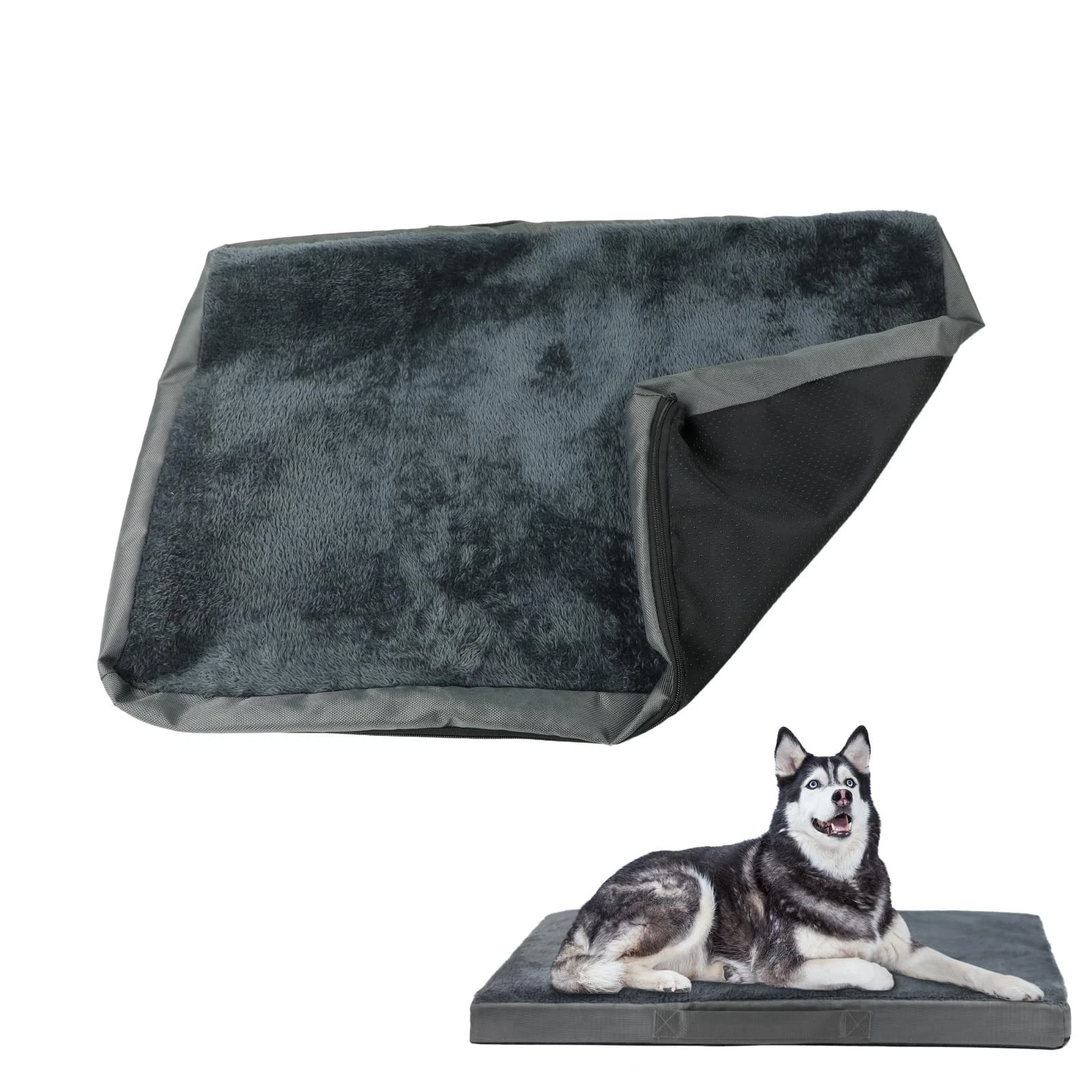 Waterproof Dog Bed Cover -Washable Dog Crate Mattress Replacement