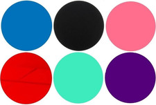 100 Laser Cut Color Acrylic Blank round Discs Smooth Edge Plexiglass Circles 1/8