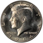 1984-D Kennedy Half Dollar Coin - D Mint - (UNC) Brilliant Uncirculated
