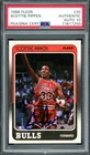 Scottie Pippen Signed 1988 Fleer RC 20 Sig 10 PSA/DNA