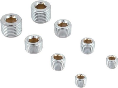 Chrome Pipe Plug Kit