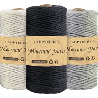 Baumwollkordel FüR Makramee, Handarbeiten, HäKeln, 3 StüCk, 300 Cm