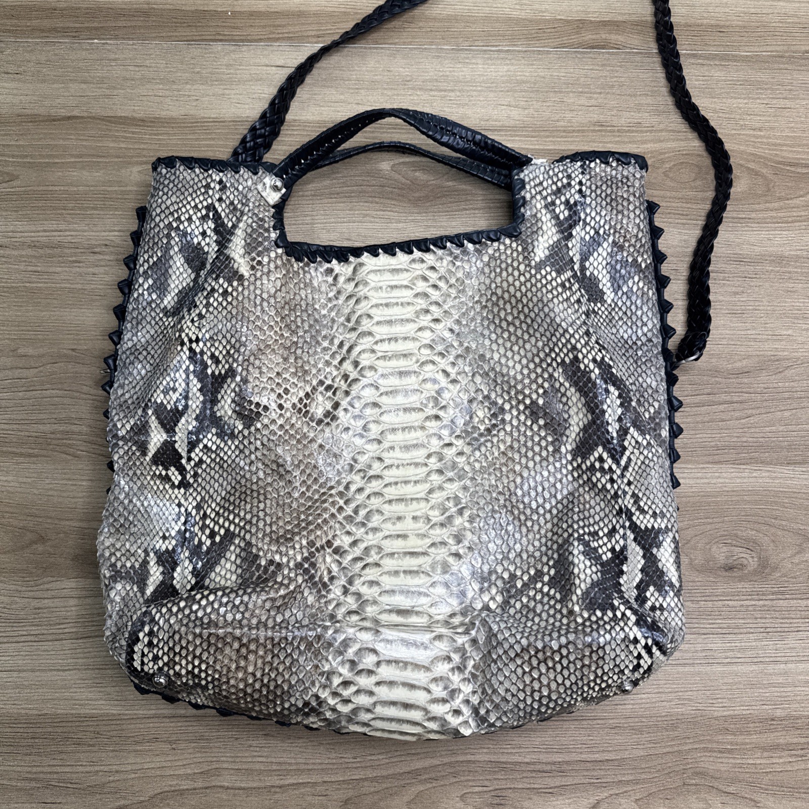 Anthony Luciano Genuine Python Snakeskin Leather … - image 1