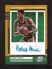 2021-22 Panini Contenders Optic Robert Parish Legendary Gold Prizm Auto 04/10