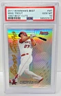 2017 Bowmans Best Cuts REFRACTIVE - MIKE TROUT Baseball Card PSA 10 GEM MINT