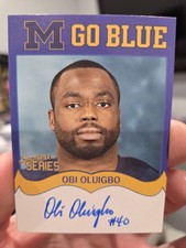 2002-07 TK Legacy Michigan Wolverines - Go Blue Autographs Obi Oluibgo...