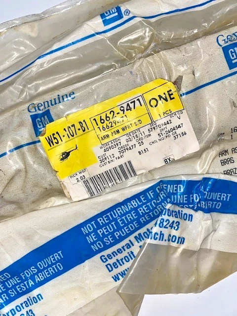 97-09 GENUINE FRONT LH SIDE POWER WINDOW REGULATOR, NEW OEM PART, PN 16629471 - Image 3 of 4