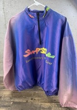 vintage surf style windbreaker 90 s Pullover Jacket