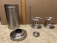 Vintage Nikor Products Co Stainless Steel Film Developing Tank with 2-120 Reels