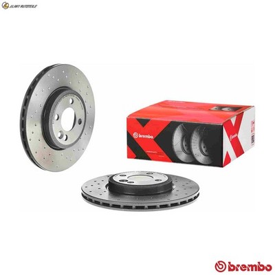 2x BREMSSCHEIBE 09.A047.3X FÜR MINI N14B16A/B16AB N18B16A W11B16A N16 1.6L 4cyl