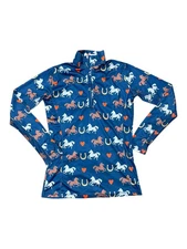 Royal Highness Sun Shirt - Blue/Pattern - Youth S - USED