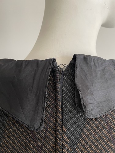 Vintage 1970er Valentino Boutique Wolle Tunika Top mit Rüschenbesatz Argyle Größe 0-4 - Bild 20 von 23