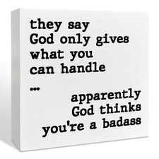 Funny Cancer Warrior Gifts for Women Men, Birthday 5 inches*5 inches, B 