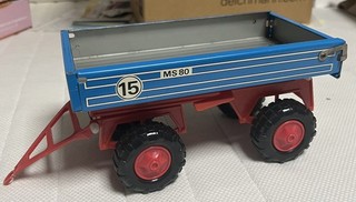 DDR Blechspielzeug Anhänger MS80 für Traktor etc.