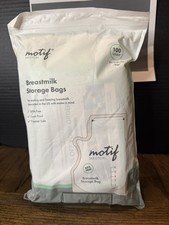 New Motif Medical Breast Milk Storage 8oz Bags 100 Count BPA-Free