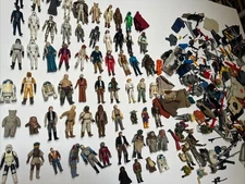 Vintage Star Wars Lot Action Figures Original Collection Toy Over 60 Plus Extras