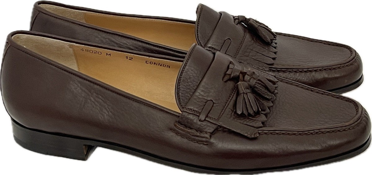 bruno magli brown dress shoes Bruno Magli Men's Salerno Leather Oxfords - Cognac