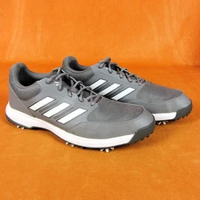 Adidas Mens Tech Response 3.0 GV6889 Golf Shoes Gray Soft Spikes Size 13