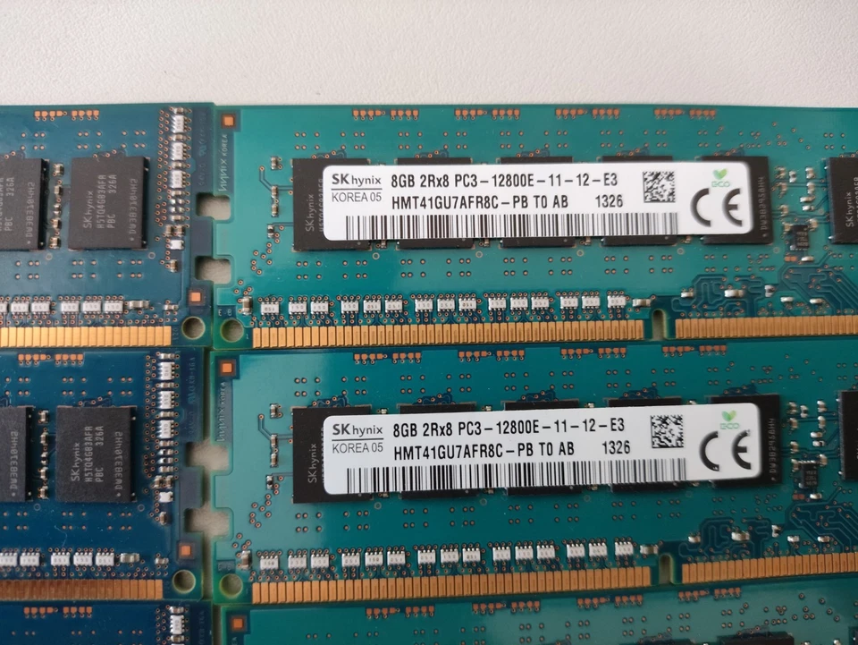 RAM SKhynix 20x 8 GB DDR3 -12800E ECC - Immagine 3 di 4