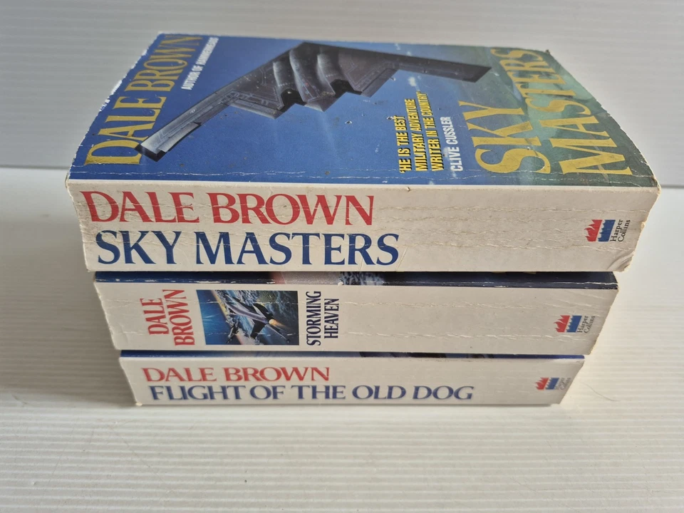 3 x Bulk Book Lot By Dale Brown PB In Aust now ready to post Action Adventure  - image 3 of 4