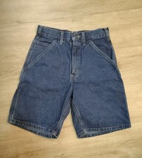 Vintage Carhartt B28-DPS Denim Carpenter Utility Shorts Size 28