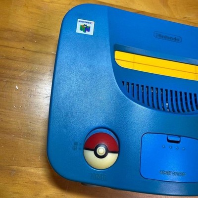 Nintendo 64 Pokémon Pikachu Edition Console - Blue (NUS-101) for