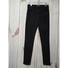 Levi's 720 High Rise Super Skinny Jeans Black Women's Size 28