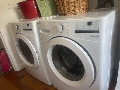 #ad LG Washer amp; Dryer Set Front Loading White $888.00