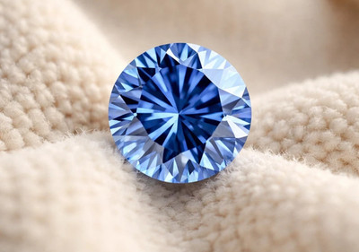 5 Ct Natural Round Cut D Grade | vvs1 Clarity Diamond Blue Color +1 More Free