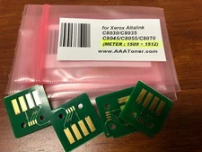 4 Toner Chip (Metered) for Xerox C8030 C8035 C8045 C8055 C8070 8056 Refill 