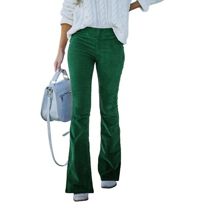 YOOTIKO WESTERN FAUX DENIM WIDE LEG PANTS ELASTIC