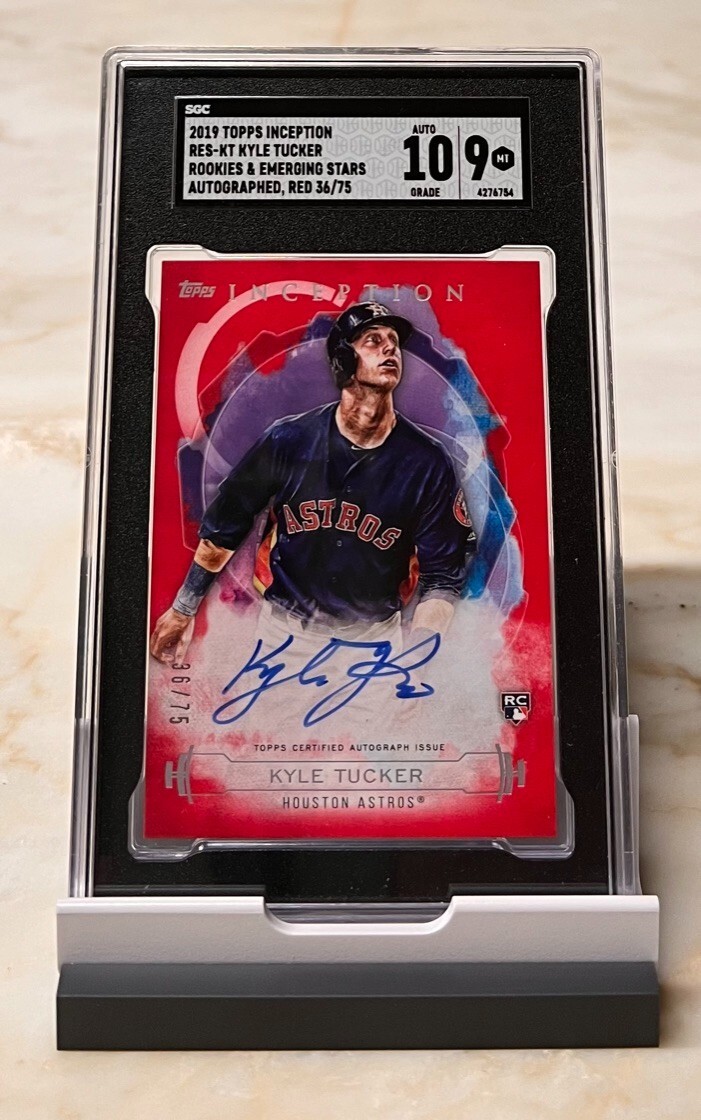 2019 Topps Inception - Rookies and Emerging Stars Autographs Red 