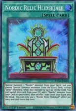 Yu-Gi-Oh! Nordic Relic Hlidskjalf 1st Ed. BACH-EN055 Super Rare NM/LP x1