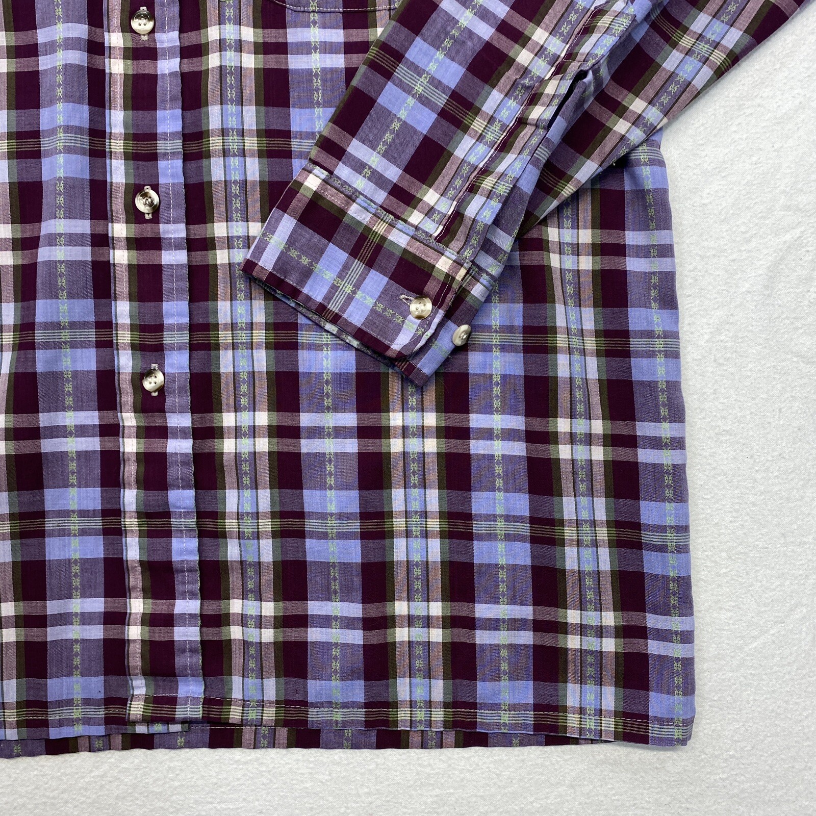 Vintage Basic Options Button Down Shirt Mens M Co… - image 4