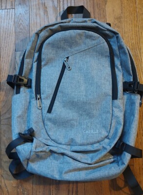 Cafele Water Resistant LG Laptop Backpack w/ Phone/Headphones Charging Station