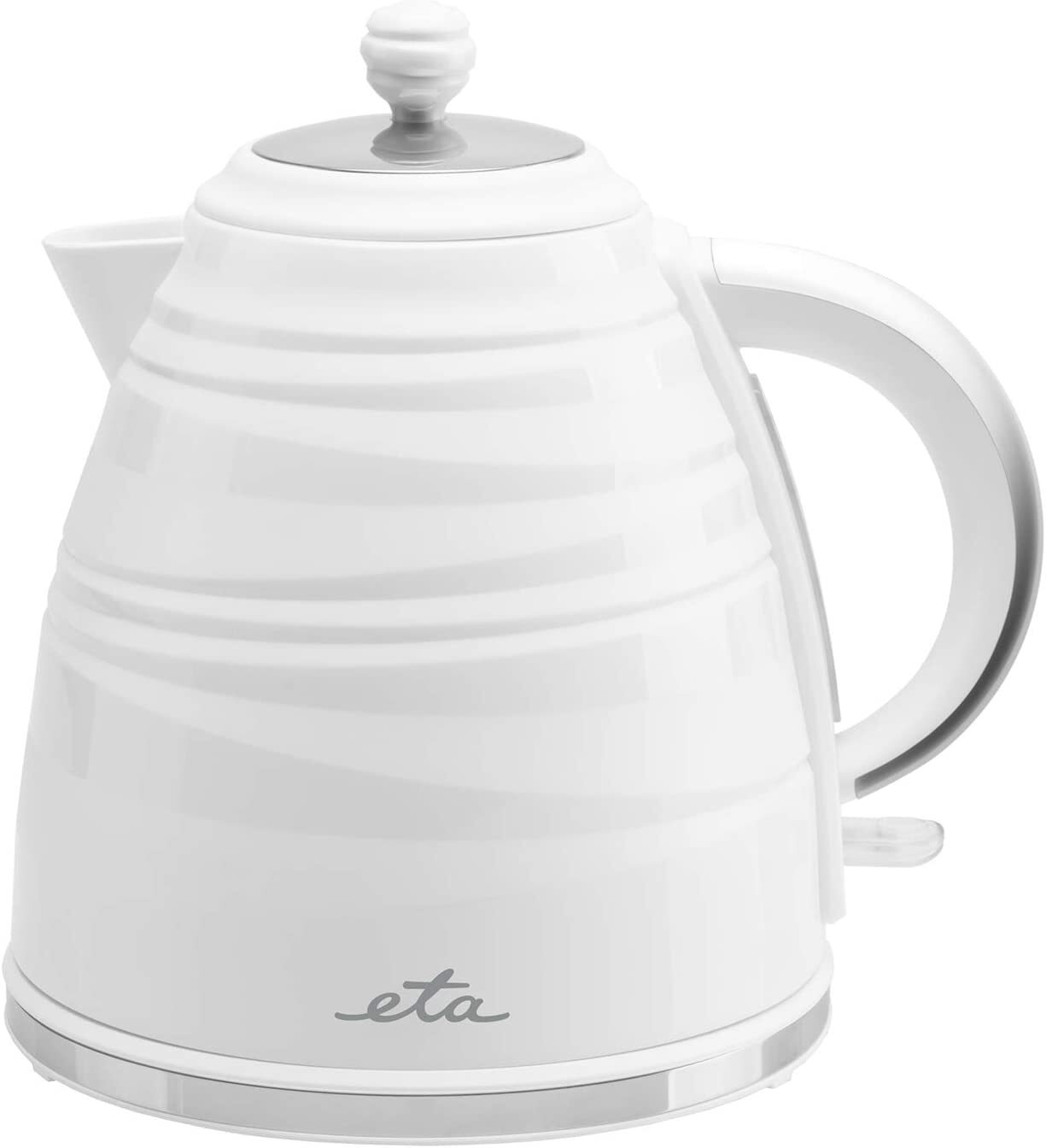 ETA Kunststoff Wasserkocher 1,7 l mit Filter Juna 2200W Abschaltautomatik weiß