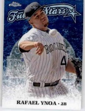 2015 Topps Chrome Future Stars Rafael Ynoa Refractor Foil Rookie RC Rockies #19