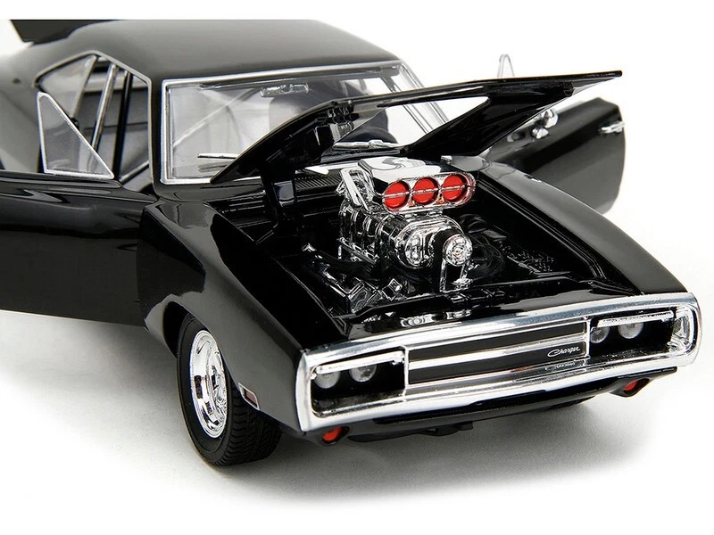 JADA DOM'S DODGE CHARGER R/T BLACK "FAST & FURIOUS" 1/24 DIECAST 33721 T/S.. - Image 4 of 4