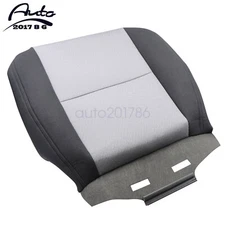 For 2007-2014 GMC Sierra 1500 2500 3500 HD-Driver Bottom Cloth Seat Cover Gray