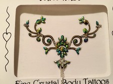 Vajazzle sexiest crotch wearable art , self adhesive, reusable in Black and auro