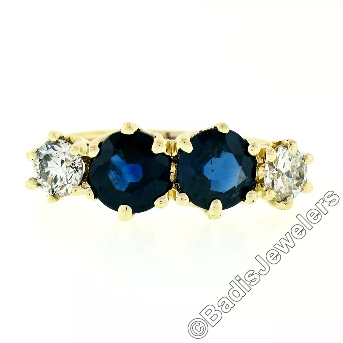 Sapphire and diamond band ring deals